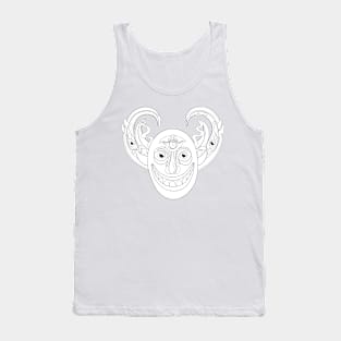 Demon with Thousand Eyes Looking Into the Soul Tank Top